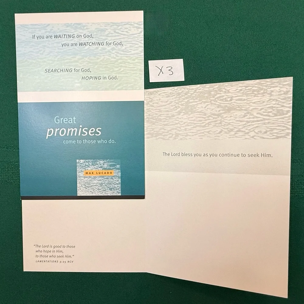 27 Day Spring Inspirational Greeting Cards - NO Envelopes